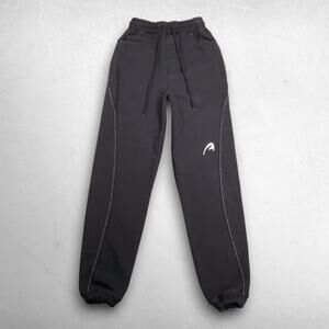 ADER error Oversized Sweatpants Men S (A1) Black Drawstring Elastic Streetwear